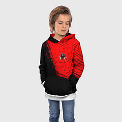 Толстовка-худи детская КОРОЛЬ И ШУТ, цвет: 3D-белый — фото 2