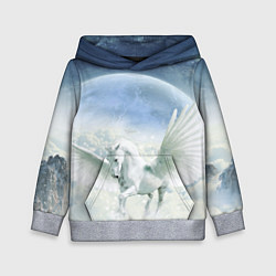 Толстовка-худи детская Пегас, цвет: 3D-меланж