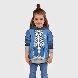 Толстовка-худи детская КУРТКА САНСА SANS, цвет: 3D-меланж — фото 2