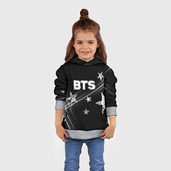 Толстовка-худи детская BTS бойбенд Stars, цвет: 3D-меланж — фото 2