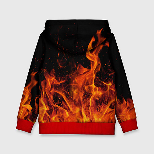 Детская толстовка PUBG / 3D-Красный – фото 2