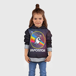 Толстовка-худи детская NASA Impostor, цвет: 3D-меланж — фото 2
