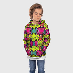 Толстовка-худи детская БЕЗУМИЕ, цвет: 3D-белый — фото 2