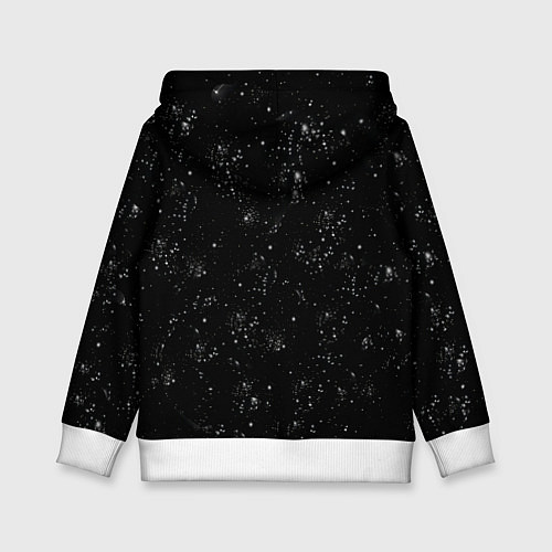 Детская толстовка Космический Кит / 3D-Белый – фото 2