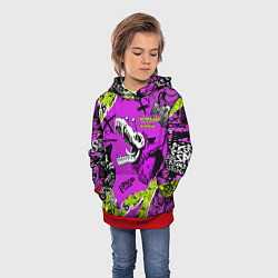 Толстовка-худи детская Watch Dogs: Legion, цвет: 3D-красный — фото 2