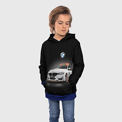 Толстовка-худи детская Safety car, цвет: 3D-синий — фото 2