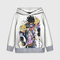 Толстовка-худи детская JOJO, цвет: 3D-меланж