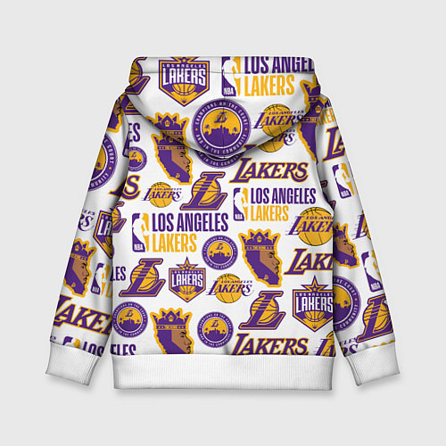 Детская толстовка LAKERS LOGO / 3D-Белый – фото 2