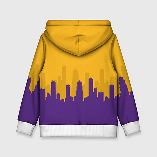 Детская толстовка LOS ANGELES LAKERS / 3D-Белый – фото 2