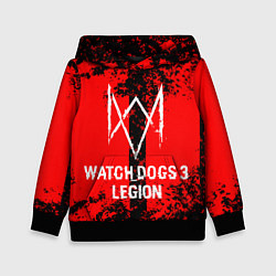 Толстовка-худи детская Watch Dogs: Legion, цвет: 3D-черный