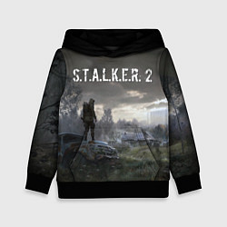 Толстовка-худи детская STALKER 2, цвет: 3D-черный