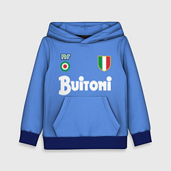 Детская толстовка Диего Марадона Наполи Ретро