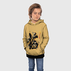 Толстовка-худи детская Благословение, цвет: 3D-черный — фото 2