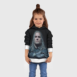 Толстовка-худи детская Ведьмак 2 сезон, цвет: 3D-белый — фото 2