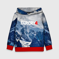 Толстовка-худи детская FARCRY 4 S, цвет: 3D-красный