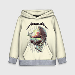 Толстовка-худи детская Metallica, цвет: 3D-меланж