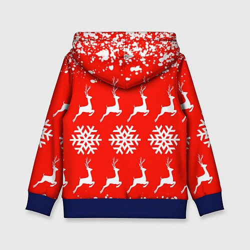 Детская толстовка New Year / 3D-Синий – фото 2