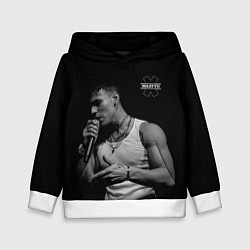 Толстовка-худи детская NILETTO, цвет: 3D-белый