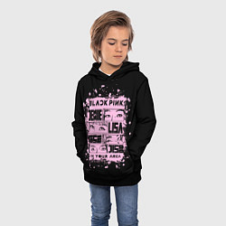 Толстовка-худи детская BLACKPINK, цвет: 3D-черный — фото 2