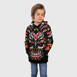 Толстовка-худи детская Dark Knight, цвет: 3D-черный — фото 2