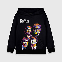 Толстовка-худи детская The Beatles, цвет: 3D-черный