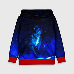 Толстовка-худи детская Dark Wolf, цвет: 3D-красный