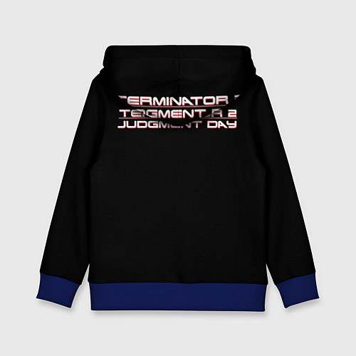 Детская толстовка T800 / 3D-Синий – фото 2
