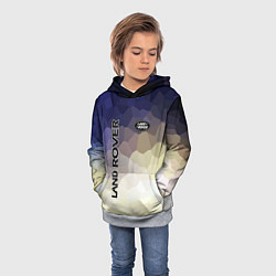 Толстовка-худи детская LAND ROVER, цвет: 3D-меланж — фото 2