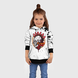 Толстовка-худи детская Cyberpunk 2077, цвет: 3D-черный — фото 2