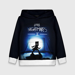Толстовка-худи детская Little Nightmares 2 МОНО, цвет: 3D-белый