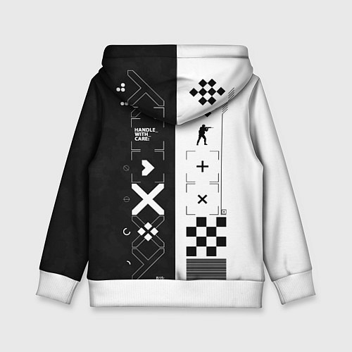 Детская толстовка Printstream Поток информации / 3D-Белый – фото 2