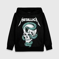 Толстовка-худи детская Metallica, цвет: 3D-черный