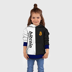 Толстовка-худи детская БИТКОИН BITCOIN Z, цвет: 3D-синий — фото 2