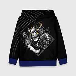 Толстовка-худи детская Узник пучины Dota 2, цвет: 3D-синий