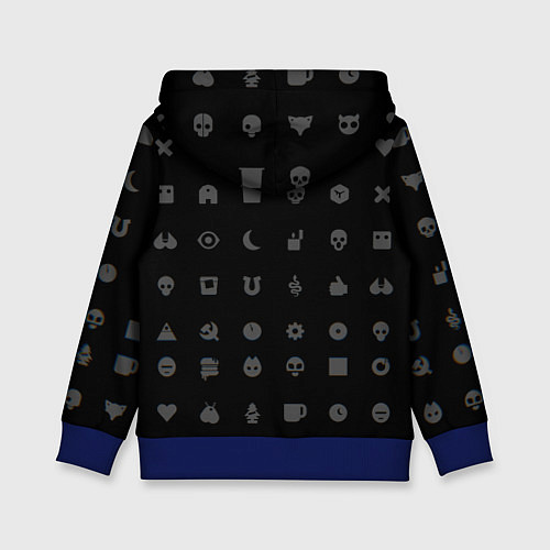 Детская толстовка Любовь, смерть и роботы / 3D-Синий – фото 2