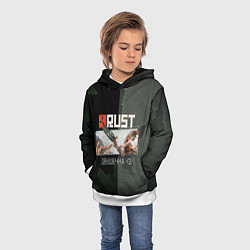 Толстовка-худи детская Rust Мамкин Рейдер Раст, цвет: 3D-белый — фото 2