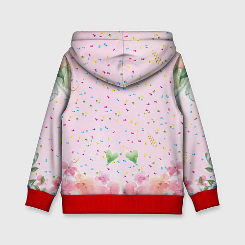 Детская толстовка Манижа Manizha / 3D-Красный – фото 2