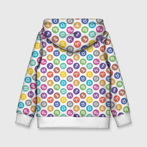 Детская толстовка Знаки Зодиака / 3D-Белый – фото 2