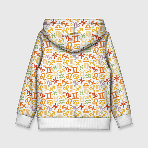 Детская толстовка Знаки Зодиака / 3D-Белый – фото 2