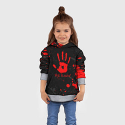 Толстовка-худи детская WE KNOW TES, цвет: 3D-меланж — фото 2