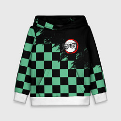 Толстовка-худи детская TANJIRO KAMADO ТАНДЖИРО, цвет: 3D-белый