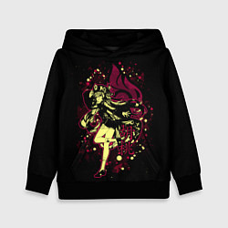 Толстовка-худи детская GENSHIN IMPACT, ХУ ТАО, цвет: 3D-черный