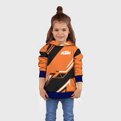 Толстовка-худи детская KTM КТМ SPORT, цвет: 3D-синий — фото 2