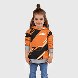 Толстовка-худи детская KTM КТМ SPORT, цвет: 3D-меланж — фото 2