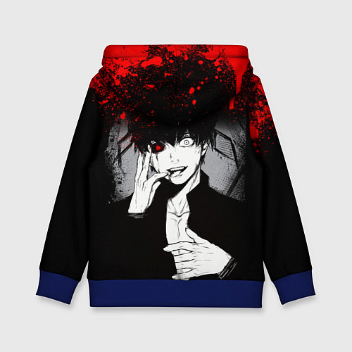 Детская толстовка ТОКИЙСКИЙ ГУЛЬ TOKYO GHOUL / 3D-Синий – фото 2