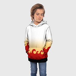 Толстовка-худи детская ШИНДЖУРО РЕНГОКУ KNY, цвет: 3D-черный — фото 2