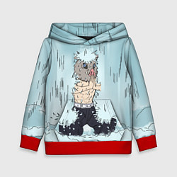 Толстовка-худи детская МЕДИТАЦИЯ ИНОСКЕ, цвет: 3D-красный