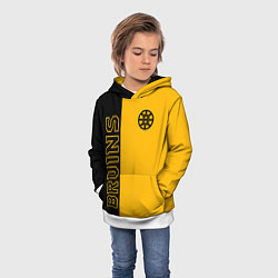 Толстовка-худи детская NHL BOSTON BRUINS, цвет: 3D-белый — фото 2