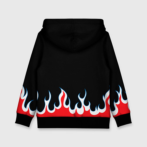 Детская толстовка BLEACH FLAME БЛИЧ ПЛАМЯ / 3D-Черный – фото 2