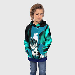 Толстовка-худи детская Улькиорра Сифер Ulquiorra, цвет: 3D-синий — фото 2